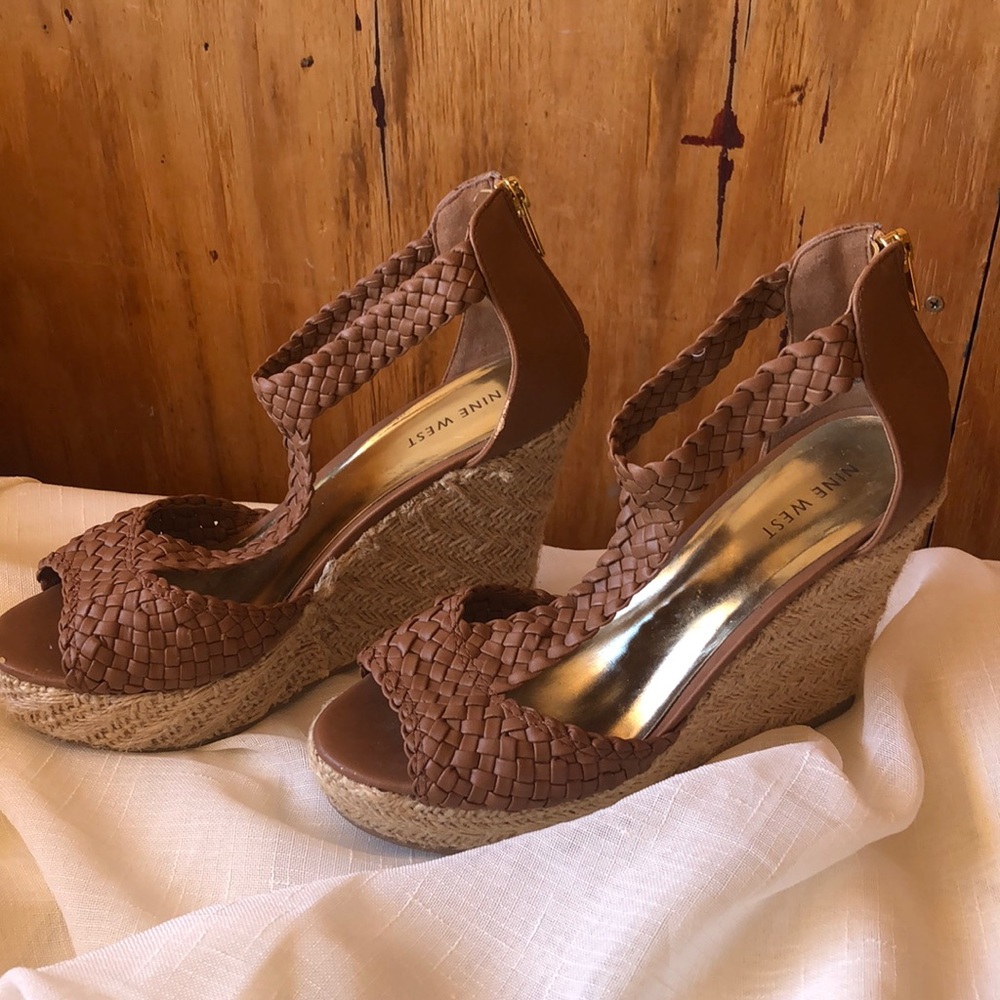 Nine West woven wedges - Picture 4 of 5